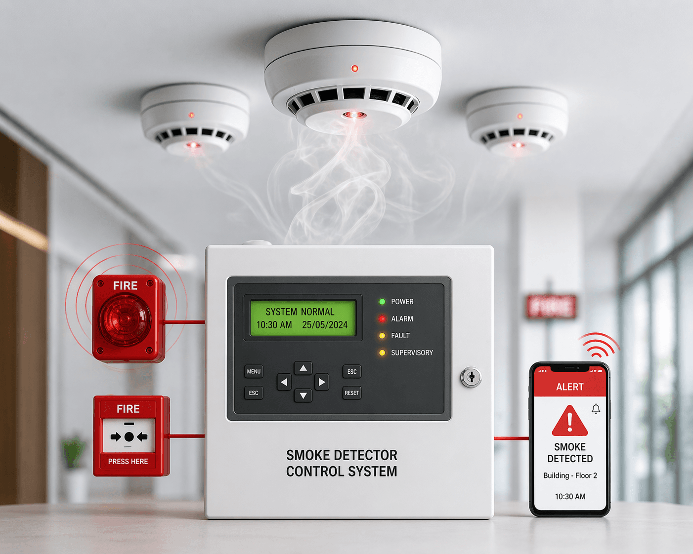 Smoke Detector Control System